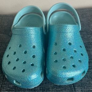 Kids Sparkle Crocs - Junior size 2